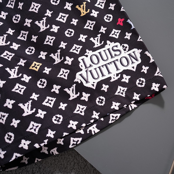 ブランドハーフパンツ素材ディテール